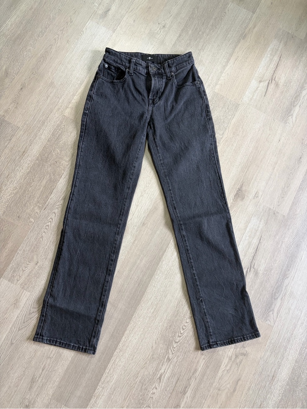 Charcoal Straight Jeans